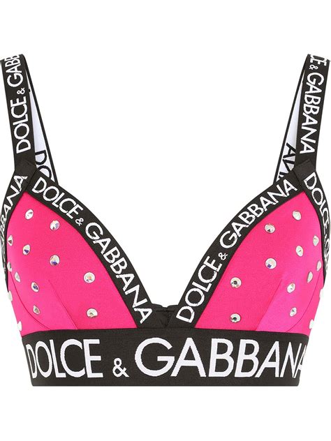 dolce gabbana sequin bra